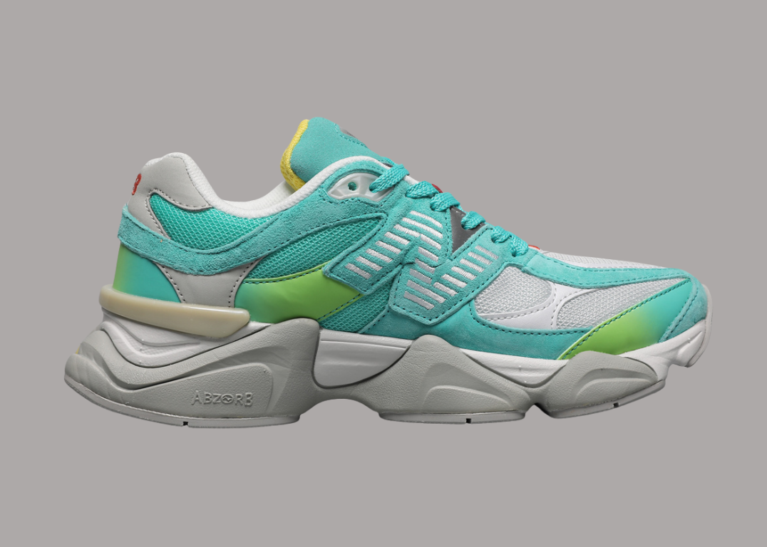 New Balance 9060 Unisex Turnschlappen Cyan Burst