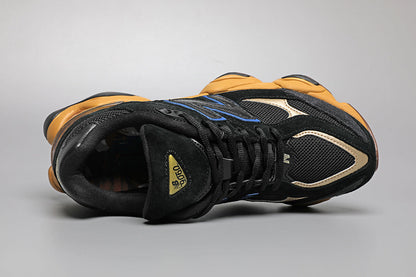 New Balance 9060 Unisex strigaskór Svartir og gulir