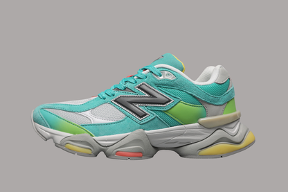 New Balance 9060 Unisex Turnschlappen Cyan Burst