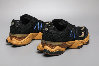 New Balance 9060 Unisex strigaskór Svartir og gulir
