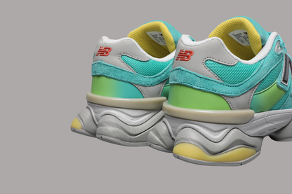 New Balance 9060 Unisex Turnschlappen Cyan Burst