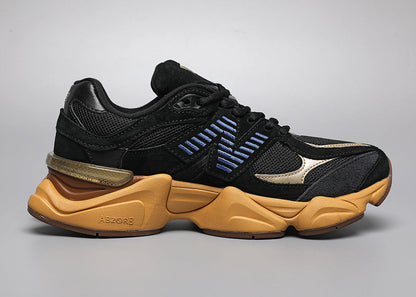 New Balance 9060 Unisex strigaskór Svartir og gulir